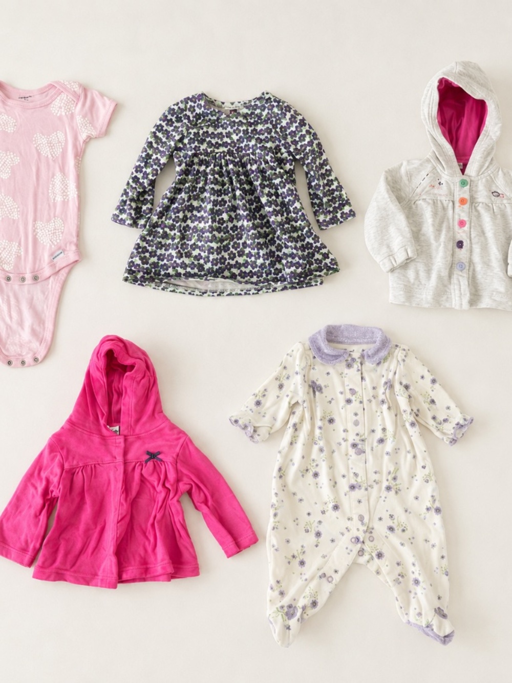 Baby Girl 5-Piece Clothing Bundle 3–6M Carter’s Gap Tea Gerber